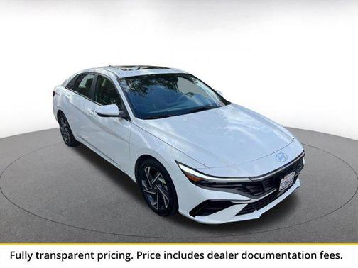 Serenity White 2025 Hyundai ELANTRA SEL