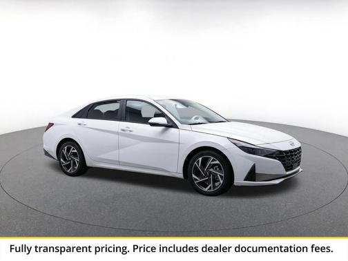 Serenity White 2025 Hyundai ELANTRA SEL