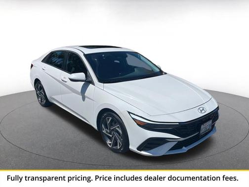 Serenity White 2025 Hyundai ELANTRA SEL