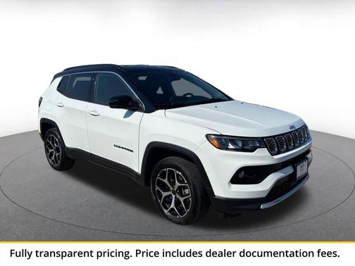 Bright White Clearcoat 2025 Jeep Compass Limited