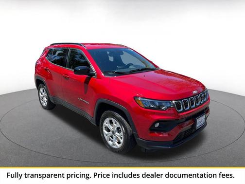 Red Hot Pearlcoat 2025 Jeep Compass Latitude