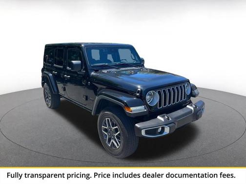 Black Clearcoat 2025 Jeep Wrangler 4-Door Sahara 4x4