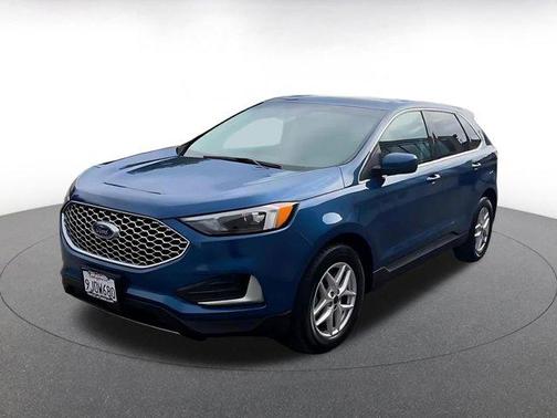 Blue 2024 Ford Edge SEL