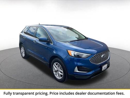 Blue 2024 Ford Edge SEL