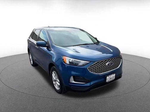 Blue 2024 Ford Edge SEL