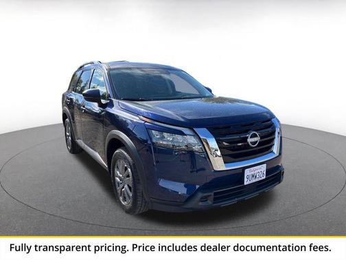 Deep Ocean Blue Pearl 2025 Nissan Pathfinder SV FWD