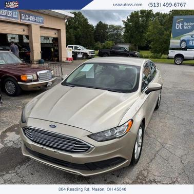 White Gold Metallic 2018 Ford Fusion SE