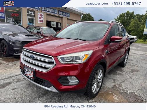 Red 2018 Ford Escape Titanium