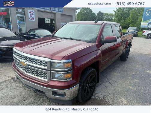 Burgundy 2015 Chevrolet Silverado 1500 1LT