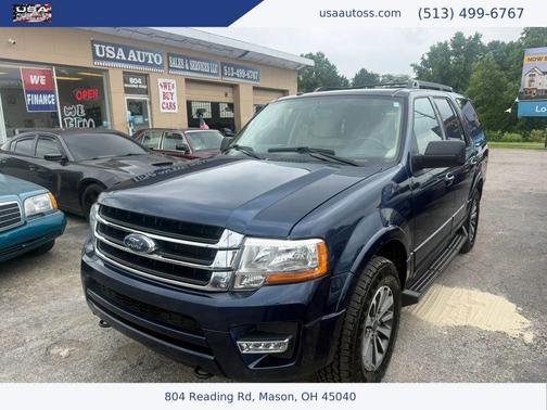 Blue 2017 Ford Expedition XLT