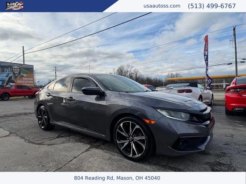 Modern Steel Metallic 2020 Honda Civic Sport