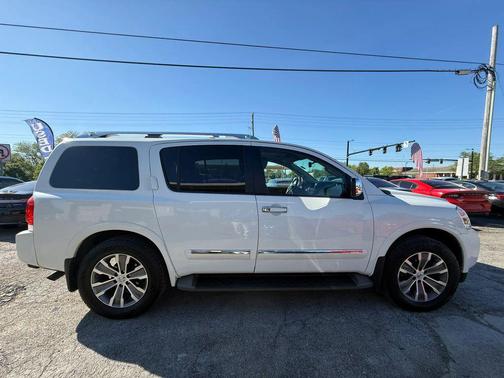 Pearl White 2015 Nissan Armada SL