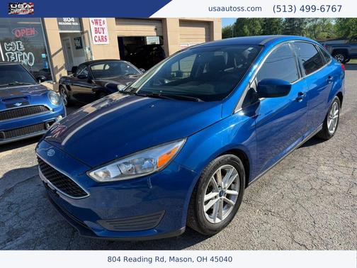 Lightning Blue Metallic 2018 Ford Focus SE