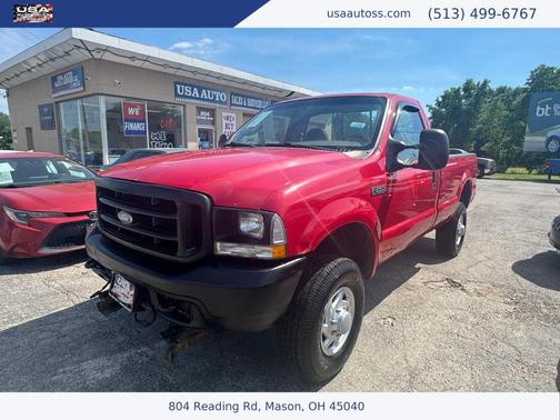 Red 2004 Ford F-250 XL