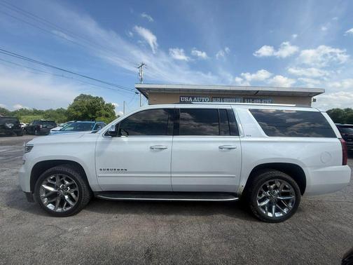 White 2016 Chevrolet Suburban LTZ