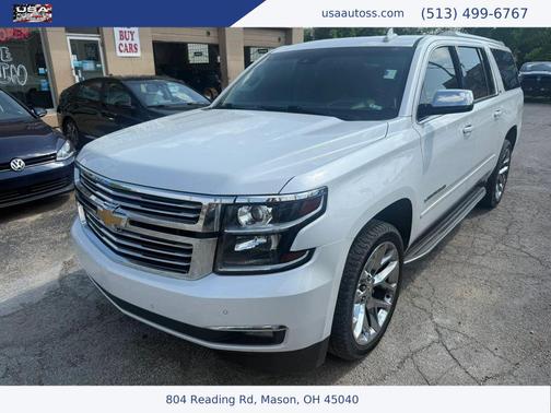 White 2016 Chevrolet Suburban LTZ