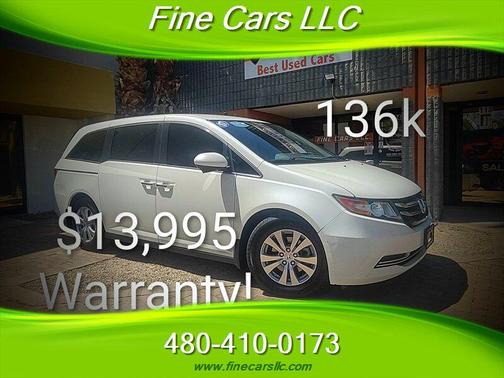 White Diamond Pearl 2017 Honda Odyssey SE
