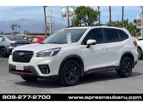 Crystal White Pearl 2021 Subaru Forester Sport