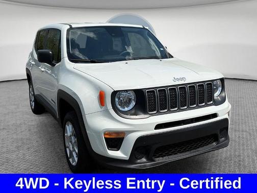 Alpine White Clearcoat 2023 Jeep Renegade LATITUDE