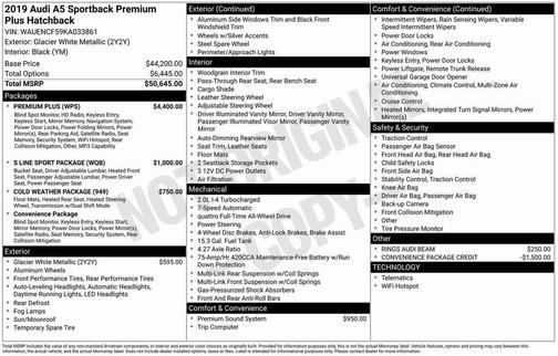 2019 Audi A5 45 Premium