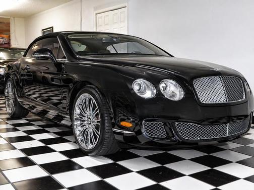 BLACK 2010 Bentley Continental GTC Speed