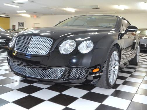 BLACK 2010 Bentley Continental GTC Speed