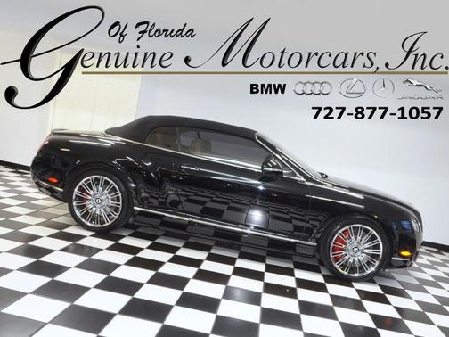 BLACK 2010 Bentley Continental GTC Speed
