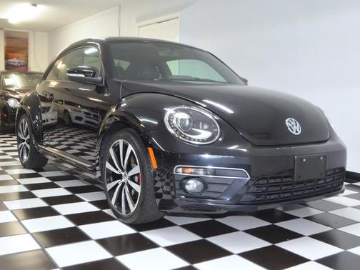 BLACK 2014 Volkswagen Beetle DSG 2.0T R-Line w/Sound/Nav