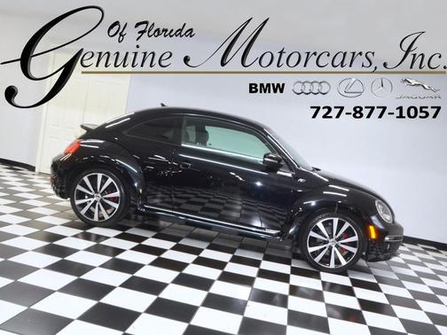 BLACK 2014 Volkswagen Beetle DSG 2.0T R-Line w/Sound/Nav