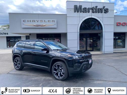 Diamond Black Crystal Pearlcoat 2026 Jeep Cherokee Overland