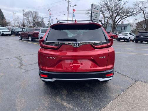 Radiant Red Metallic 2022 Honda CR-V AWD EX
