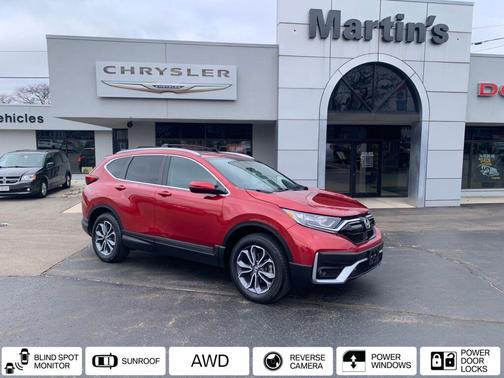 Radiant Red Metallic 2022 Honda CR-V AWD EX