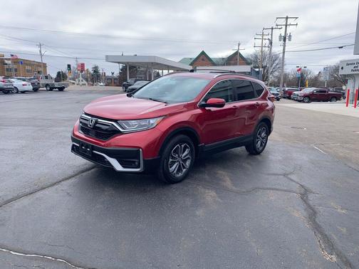 Radiant Red Metallic 2022 Honda CR-V AWD EX