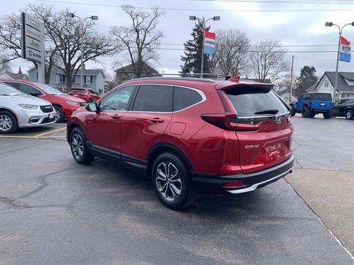 Radiant Red Metallic 2022 Honda CR-V AWD EX