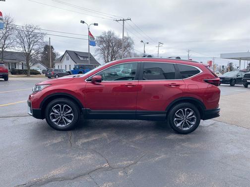 Radiant Red Metallic 2022 Honda CR-V AWD EX
