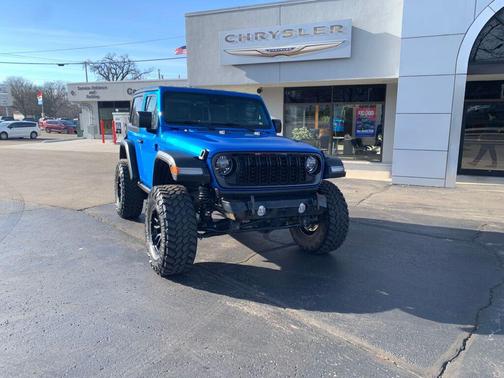 Hydro Blue Pearlcoat 2024 Jeep Wrangler Willys