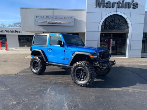 Hydro Blue Pearlcoat 2024 Jeep Wrangler Willys