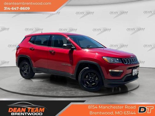 RED 2021 Jeep Compass Sport