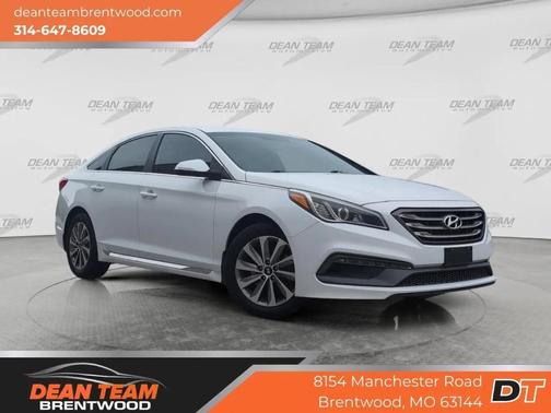 WHITE 2016 Hyundai SONATA Sport
