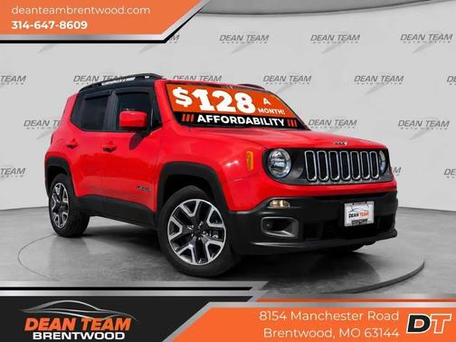 RED 2016 Jeep Renegade Latitude