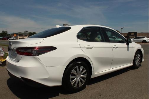 White 2022 Toyota Camry Hybrid LE