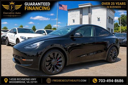 Black 2024 Tesla Model Y Performance