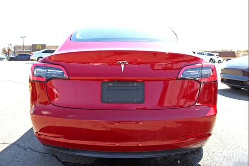Red 2021 Tesla Model 3 Standard Range Plus