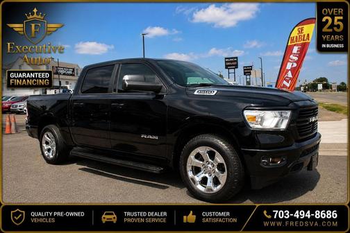 Black 2019 RAM 1500 Big Horn