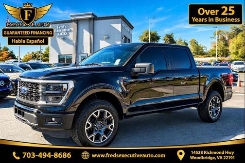 Black 2024 Ford F-150 STX