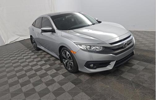 Silver 2018 Honda Civic EX-T