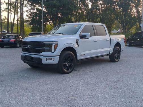 Space White Metallic 2025 Ford F-150 Platinum