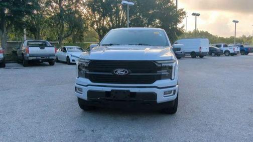Space White Metallic 2025 Ford F-150 Platinum