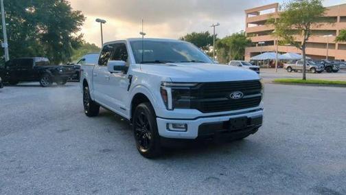 Space White Metallic 2025 Ford F-150 Platinum