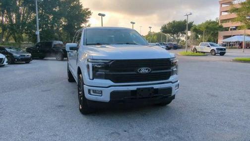 Space White Metallic 2025 Ford F-150 Platinum